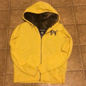 Pink Victoria’s Secret sequin hoodie